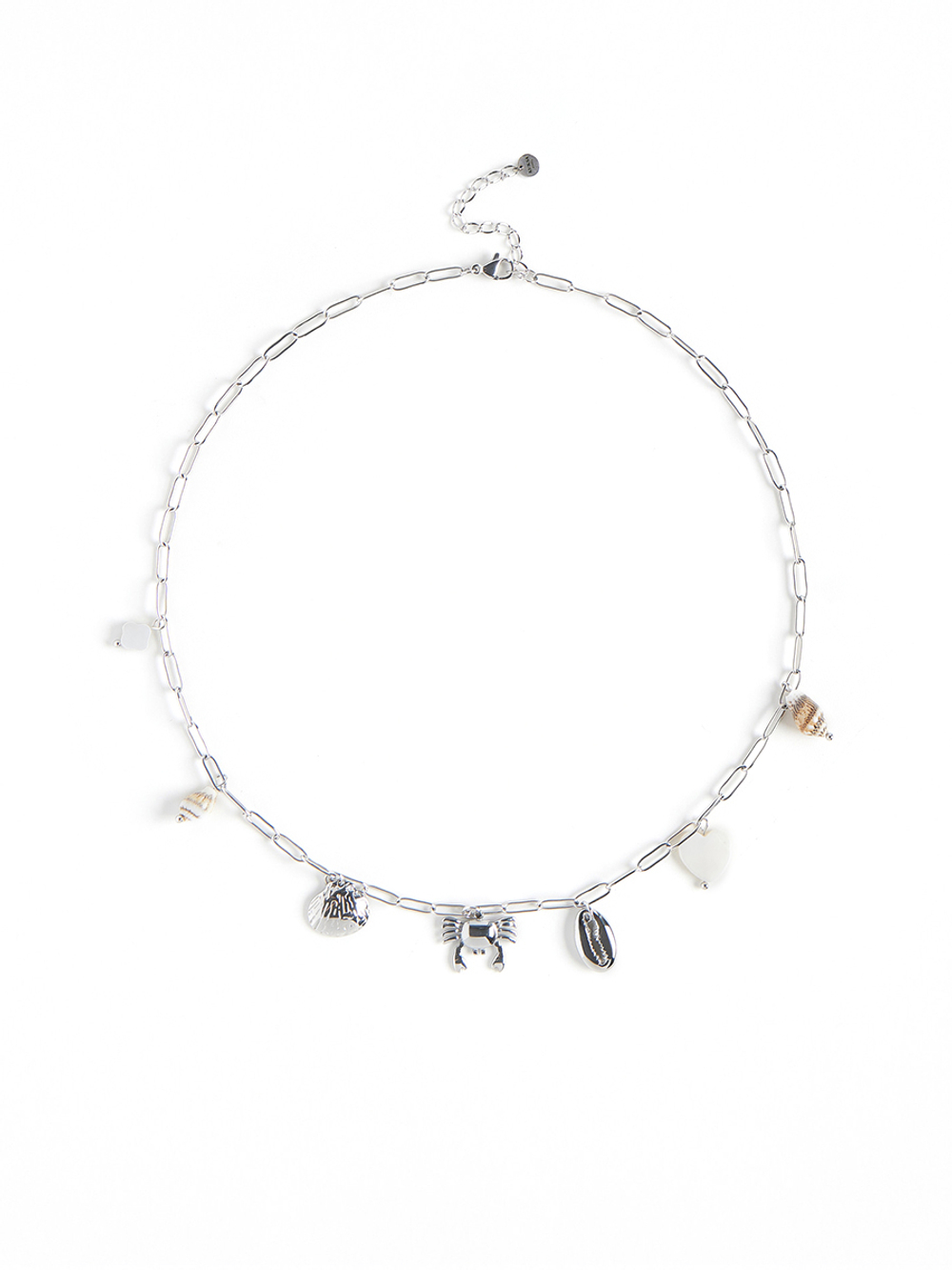 Колье "Crab" Silver
