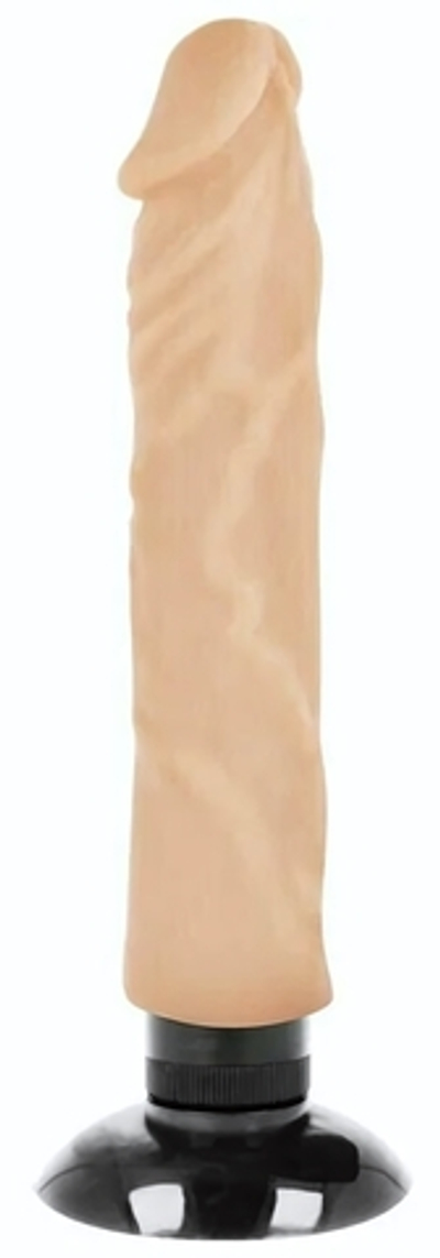 Вибромассажер Base Cock Realistic Vibrator 2-1 телесный 20 см