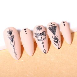 Born Pretty, Пластина для стемпинга 12*6 см 52345 BP-L006 Geometry, 1 шт
