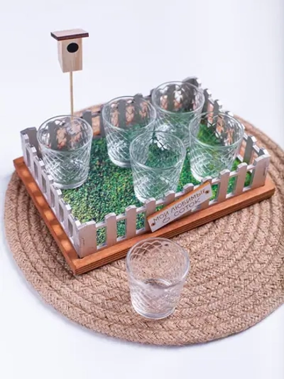 Сувенир - подставка "Мои любимые шесть соток"