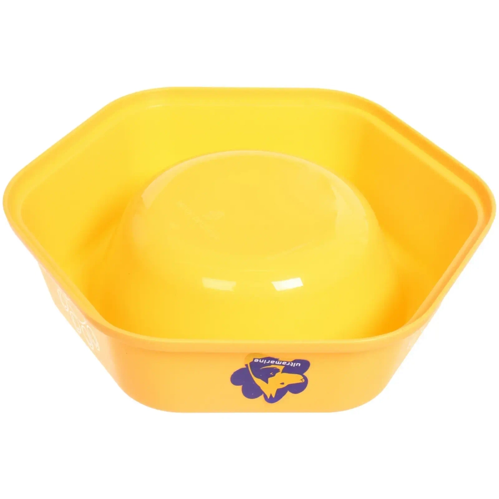 Миска пластиковая «МУРОЧКИН», цвет лимонный, 19,56см /450мл