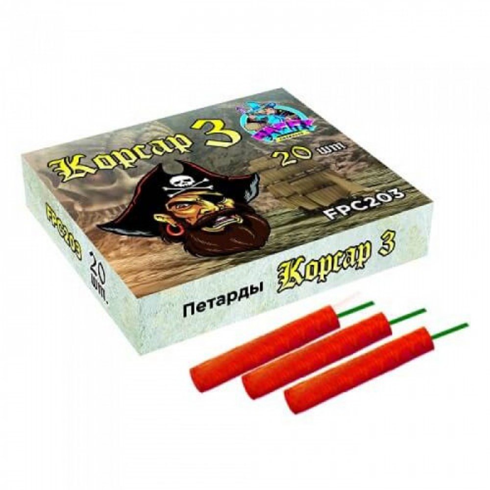 Петарды терочные Корсар 3 20шт HF