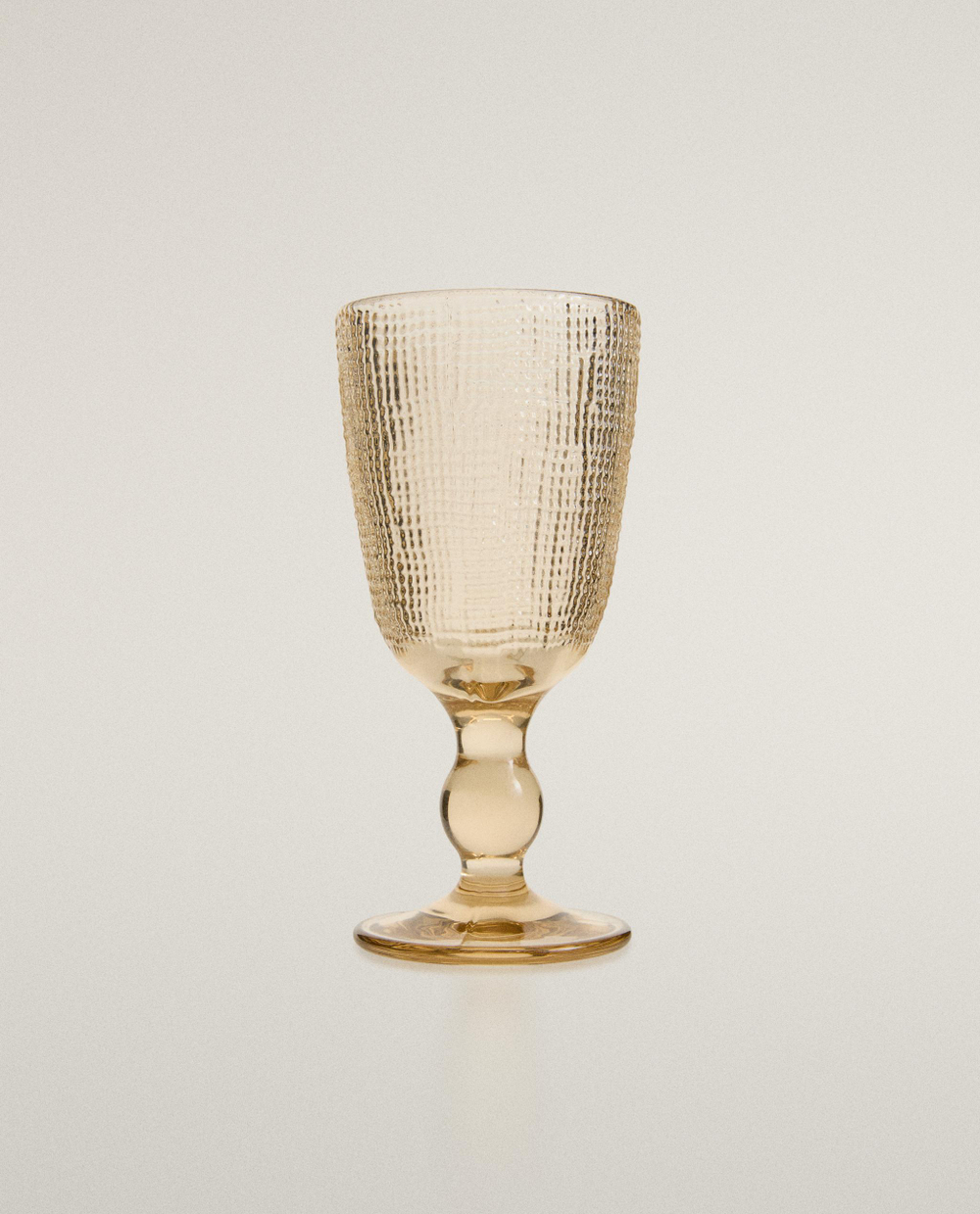 Zara Home бокал из стекла, цвет коричневый, 16.7 см