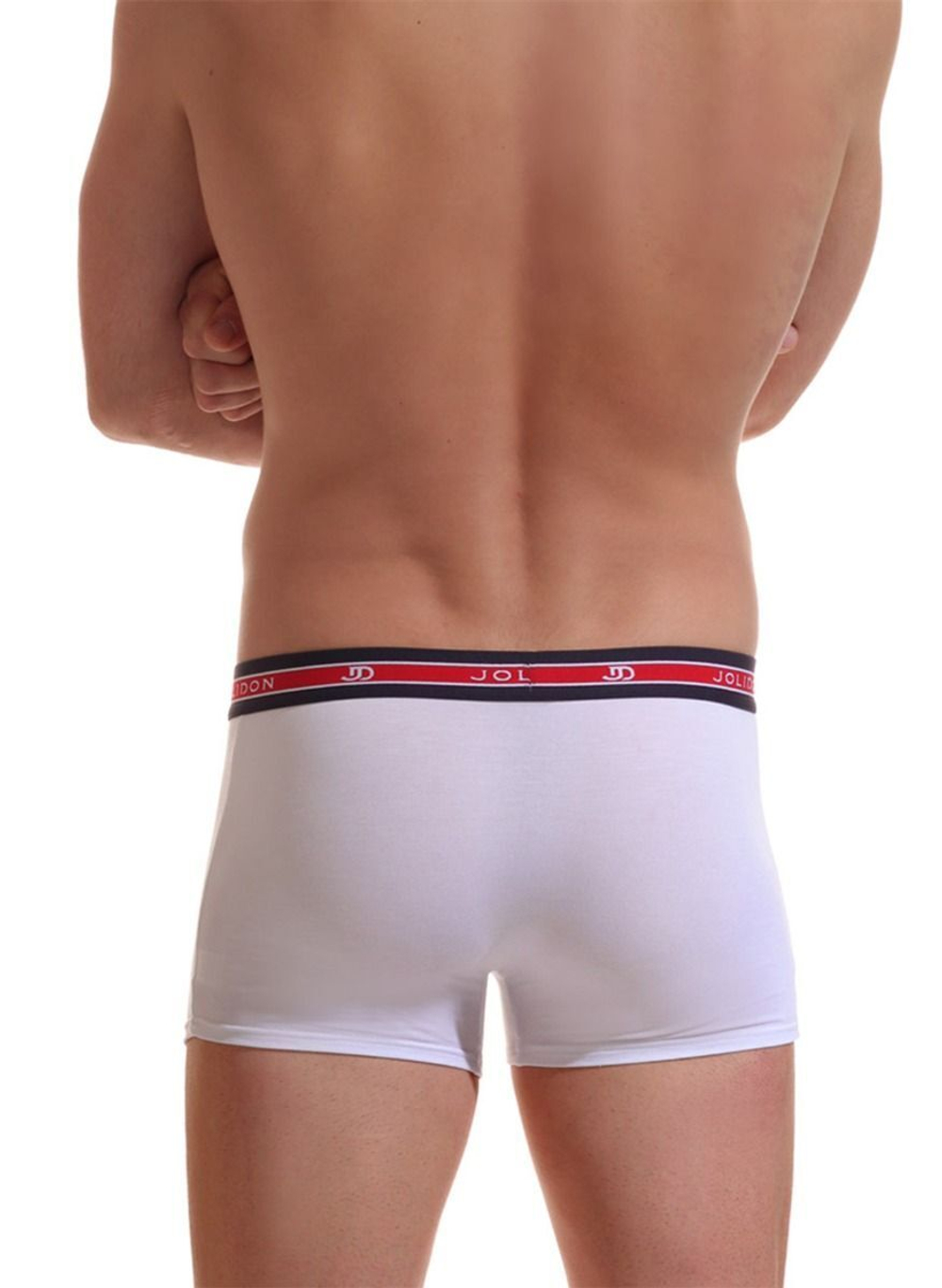 Мужские боксеры с резинкой в полоску (Размер: M) (Цвет: серый)