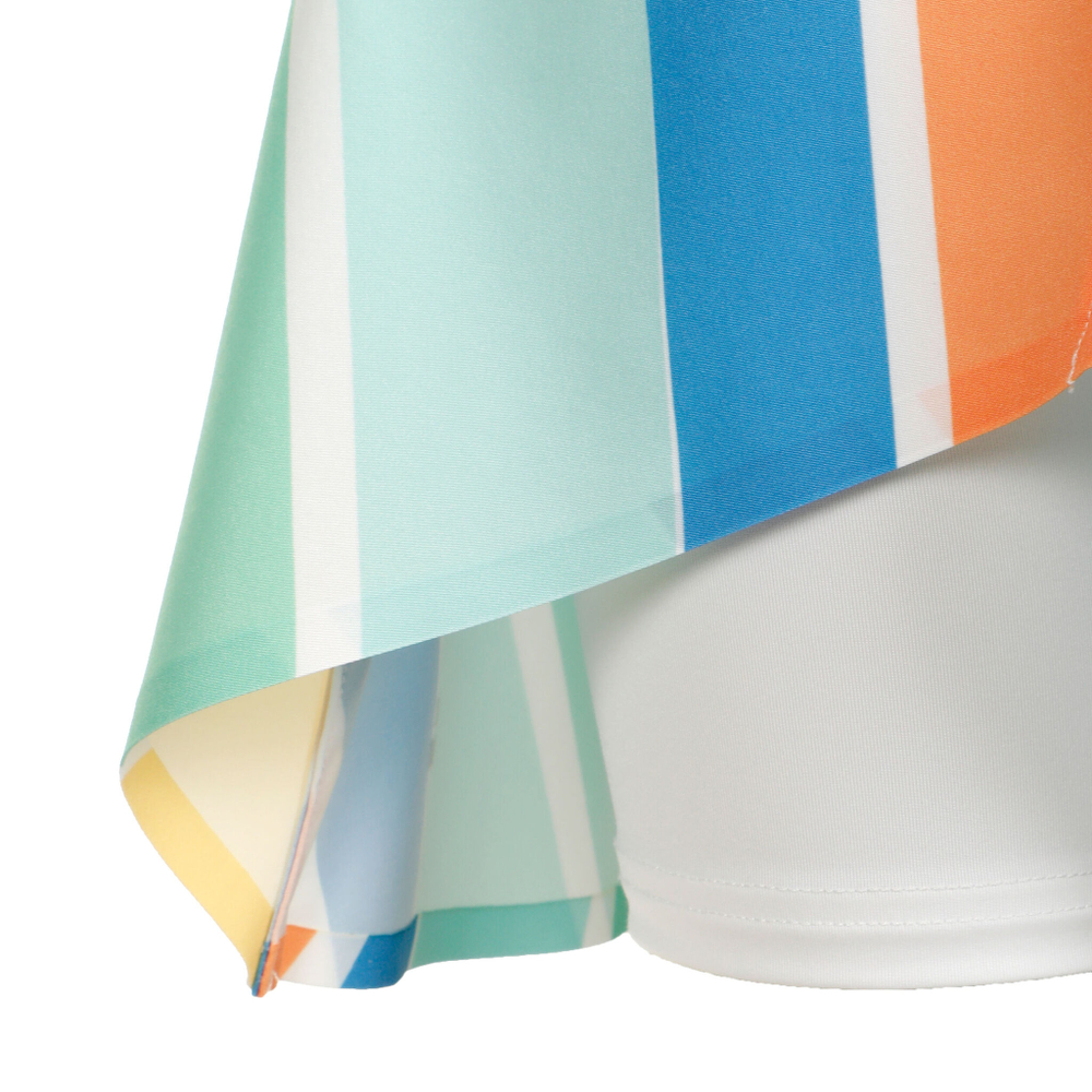 Женская теннисная юбка BIDI BADU Paris Printed Cut Out Skirt Women - Multicoloured