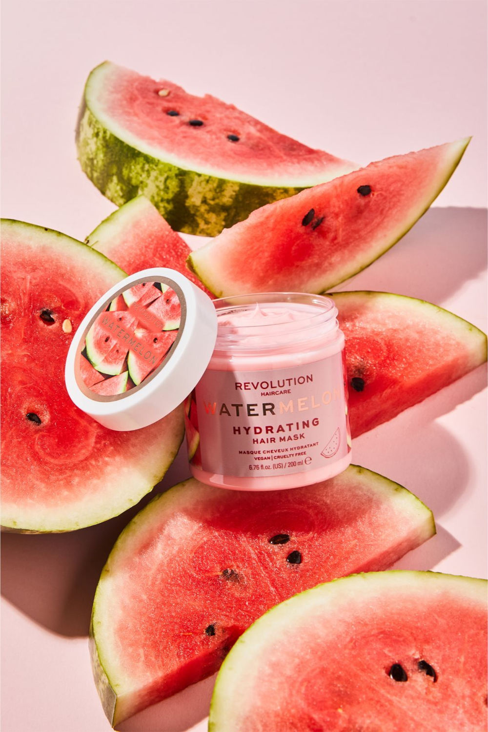 Revolution Haircare Hair Mask Watermelon - увлажняющая маска для волос /   200  ml  / GTIN 5057566418911