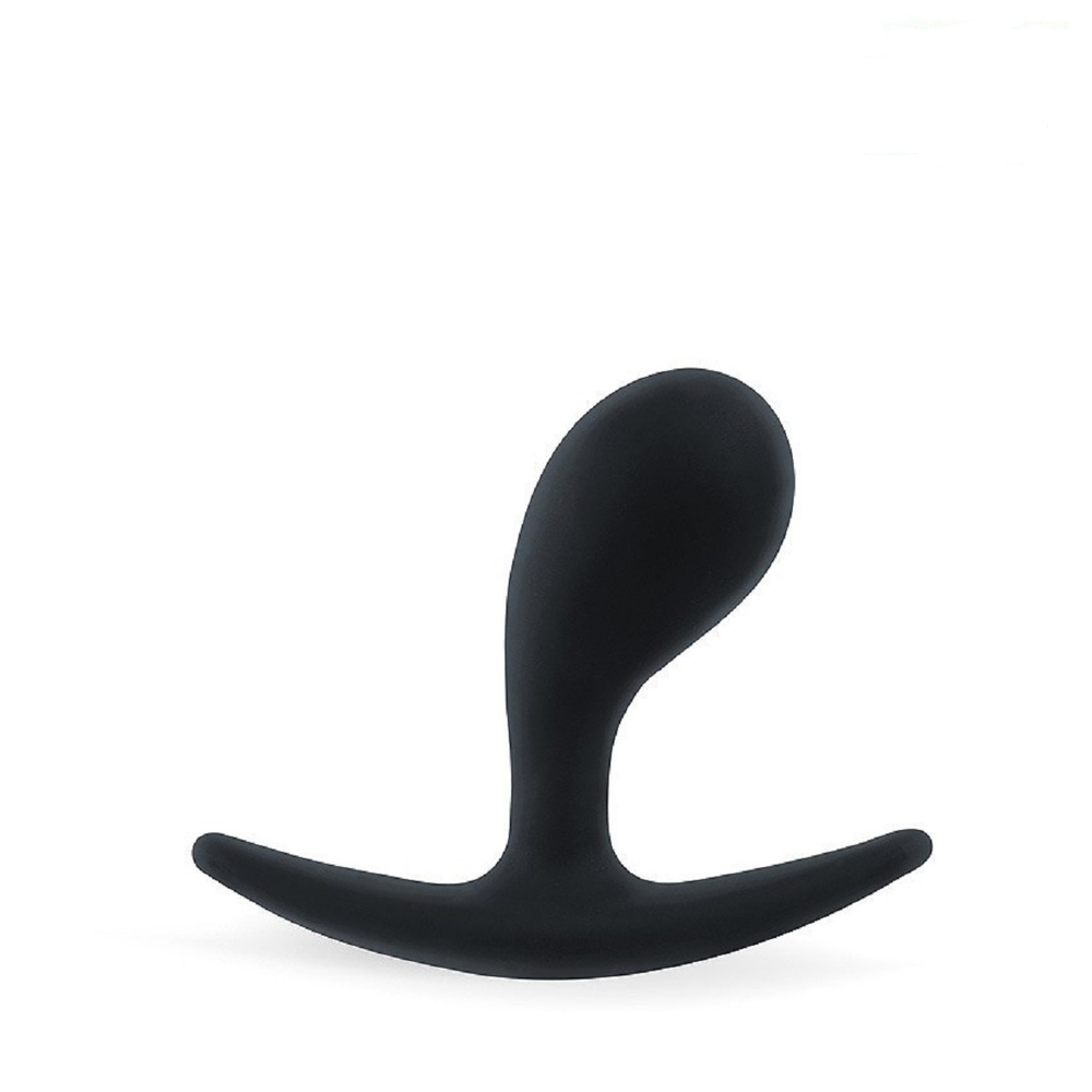 Анальная втулка для ношения Sex Expert черный 5,5 см