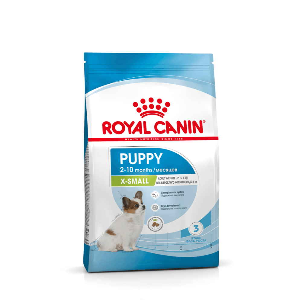 Royal Canin X-Small Puppy Икс-Смол Паппи Корм сухой для щенков миниатюрных пород в возрасте до 10 месяцев 500г