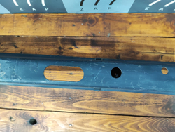 Усилитель заднего бампера Volkswagen Transporter T5 03-15 Б/У Оригинал 7H0807305