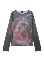 Женский Лонгслив Printed Mesh