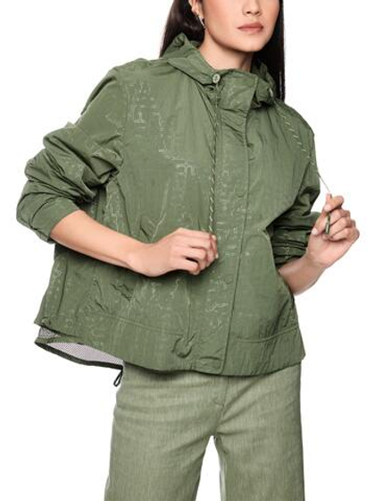 Marc Cain Ветровка с металлизированным принтом