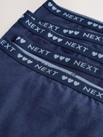 Трусы-шорты для девочки Next AA9-052, 5 шт., Темно-синий