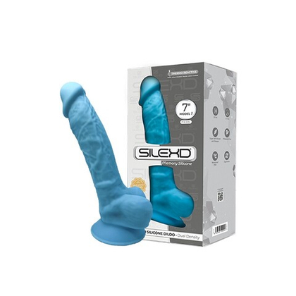 SileXD Фаллоимитатор 7, голубой