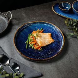 Тарелка с бортом d 26,5 см h3 см Aqua Blue P.L. Proff Cuisine [6]