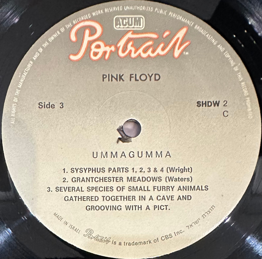 Pink Floyd- Ummagumma 2LP (Израиль 1969г.)