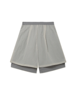Мужские Шорты Mesh Layered Wide