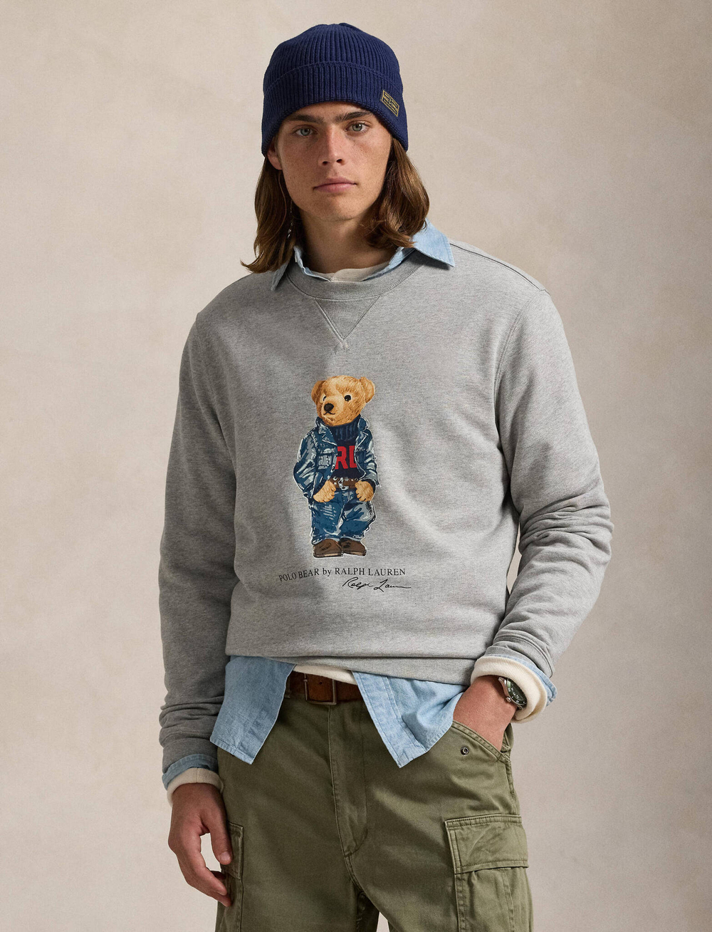 Худые POLO RALPH LAUREN - серый(710953718)
