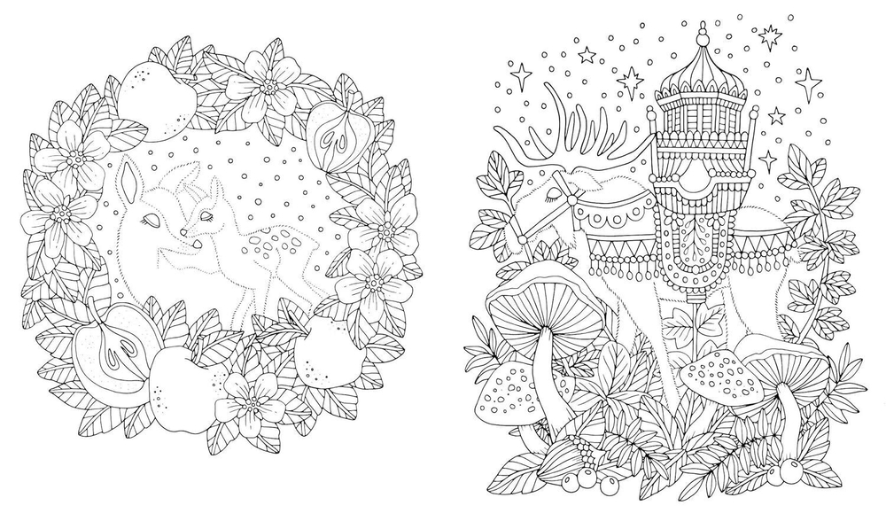 Fairy Tales & Folklore Coloring Book Emelie Lidehäll Öberg