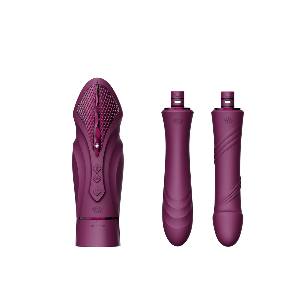 Zalo SESH - Компактная секс-машина с функцией нагрева, двумя насадками и присоской