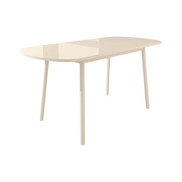 Стол раздвижной Leset Мидел Мини Кремовый