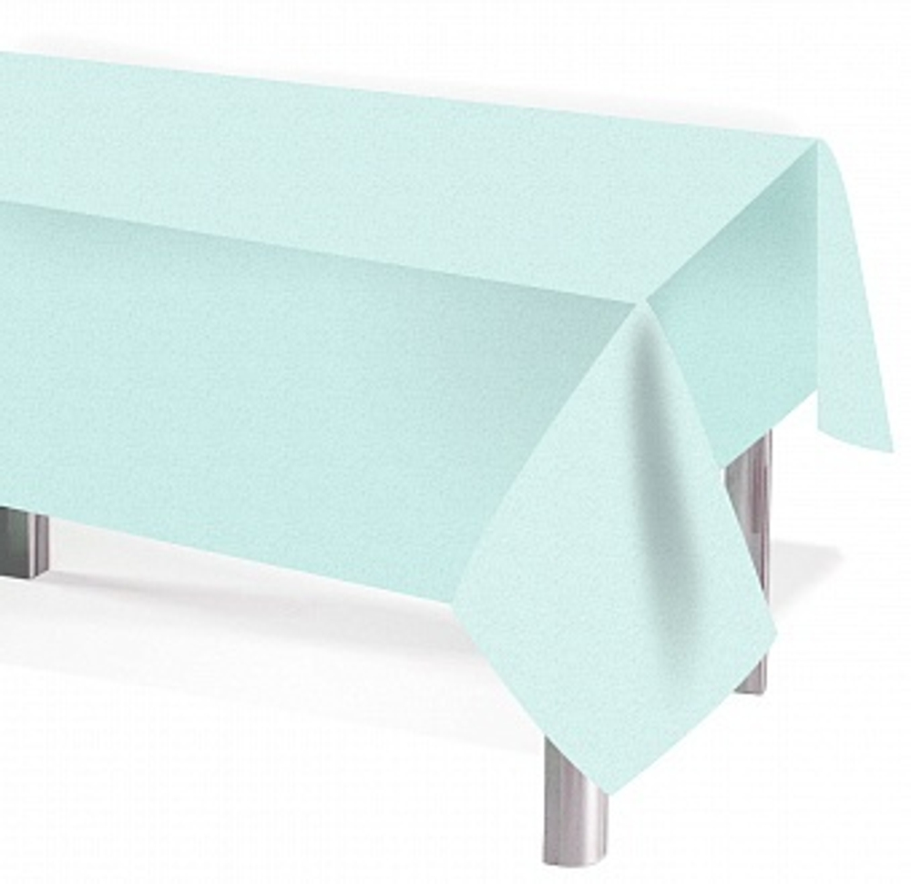 Скатерть одноразовая Мастхэв Светло-голубой 137*274 см.
