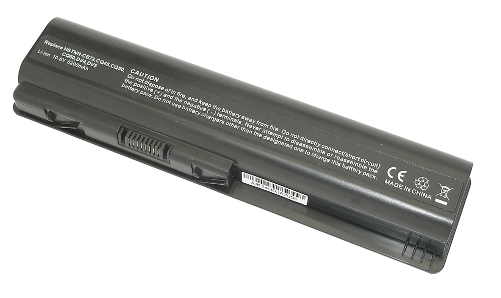 Аккумуляторная батарея для ноутбука HP Pavilion DV4, Compaq CQ40, CQ45 (HSTNN-CB72) 52Wh OEM черная