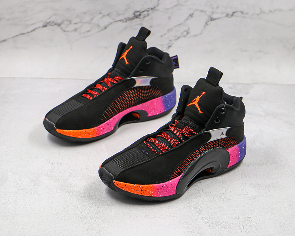 AIR JORDAN 35 SUNSET BLACK/BLACK/MULTI-COLOR