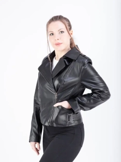 Косуха кожаная куртка женская Турция