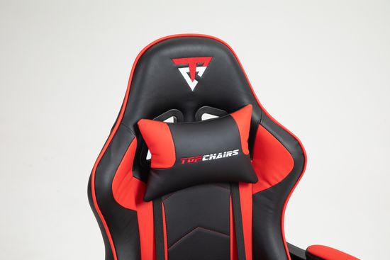 Кресло спортивное TopChairs Shadow черно-красный