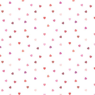 маленькие красные и розовые сердечки