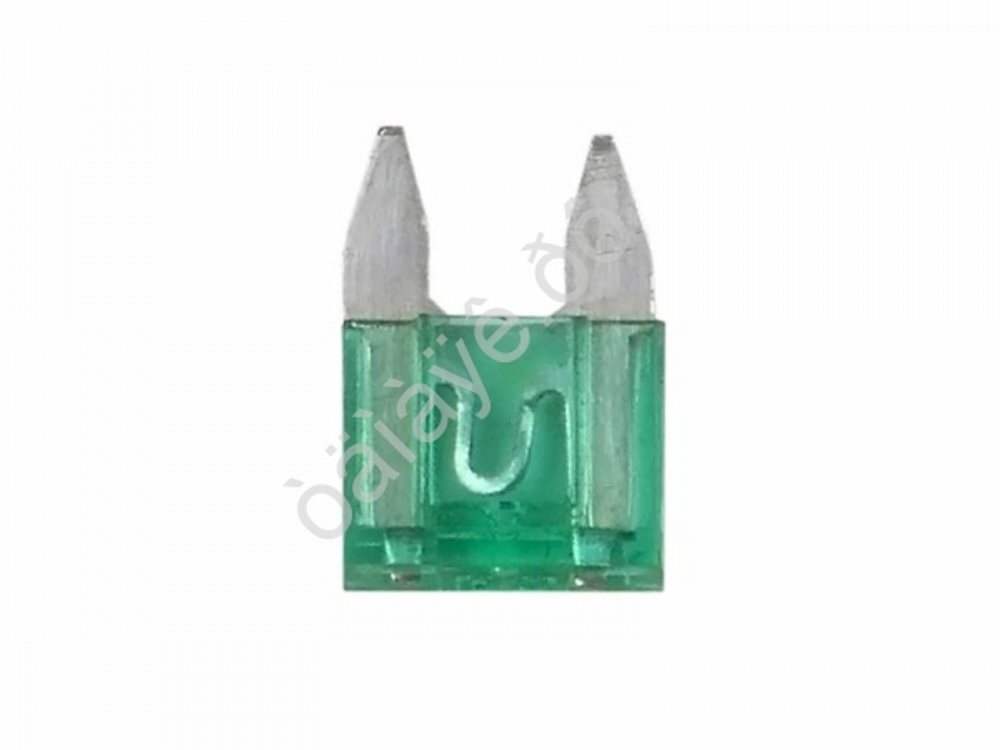 Предохранитель ЕВРО ДЕУ MTA   30А ШТ*** прозрачные - зеленый в пакете