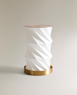 Zara Home Настольная лампа, цвет серебристый, 18.5 см