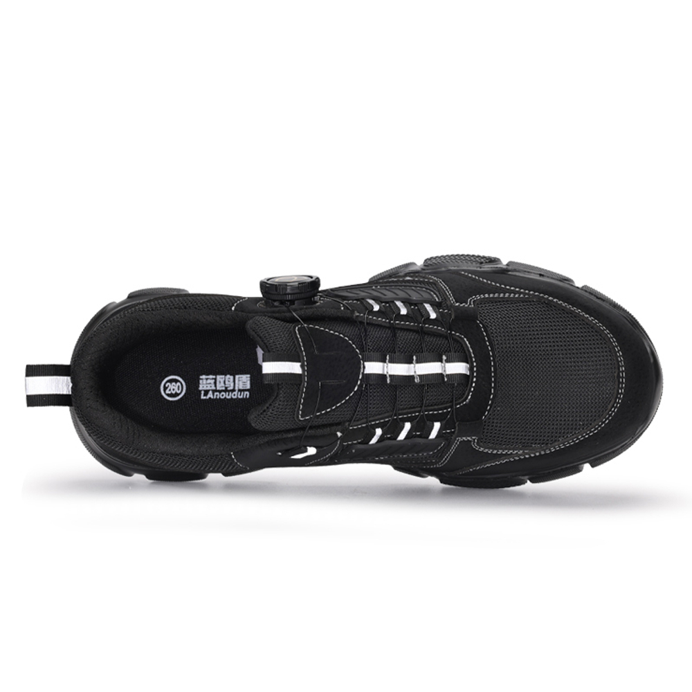 LANOUDUN Cushioning Abrasion Resistant Lightweight Low top Outdoor Shoes Men"s Black