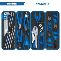 KING TONY (934-325MRV) Набор инструментов "BOARD" в красной тележке, 325 предметов