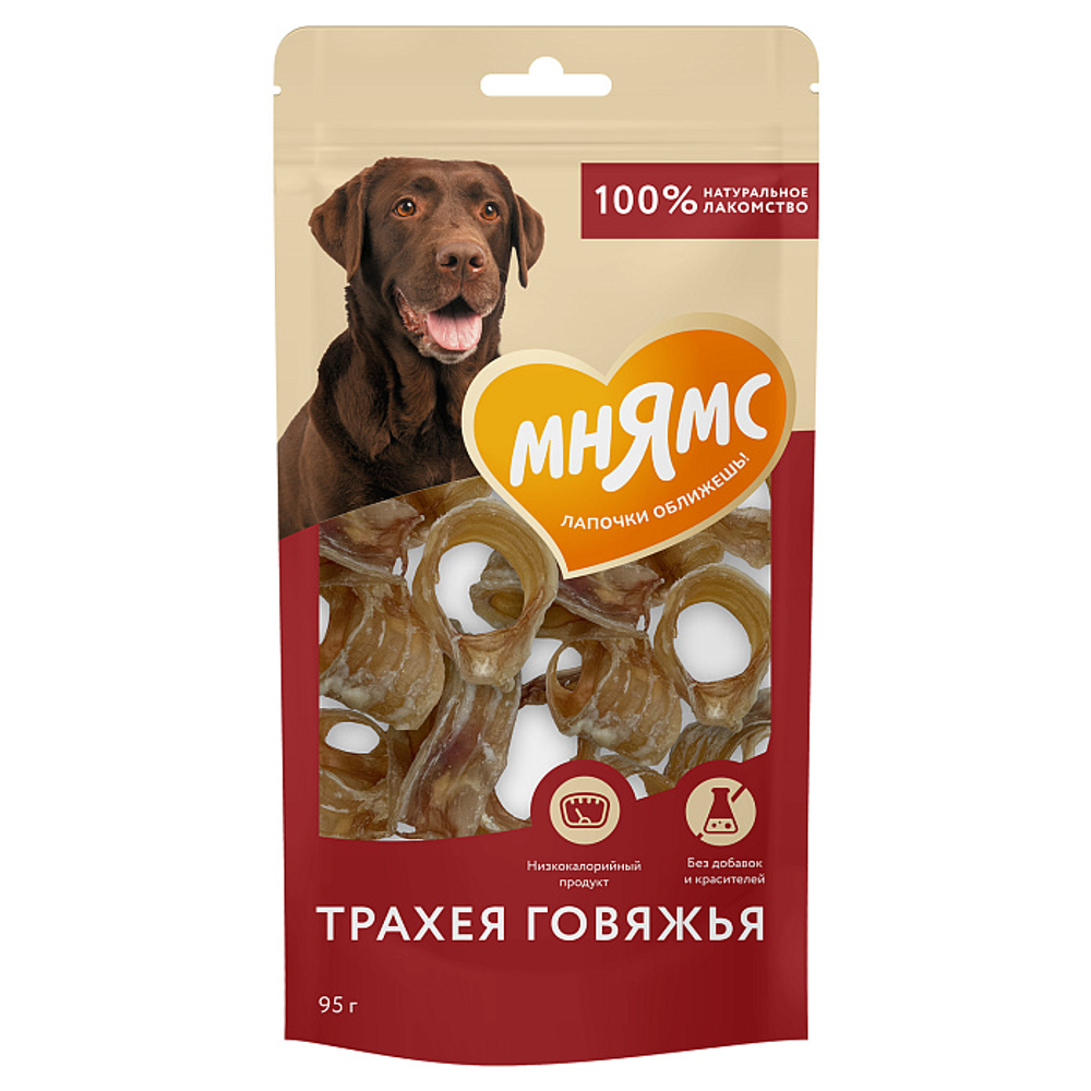 Лакомство Мнямс На каждый день для собак Трахея говяжья 95 г