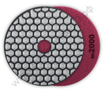 ЗУБР АГШК 100 мм, №2000, сухое шлифование, Алмазный гибкий шлифовальный круг (29868-2000)