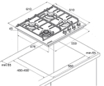 Варочная панель Kuppersberg FS 65 Ant