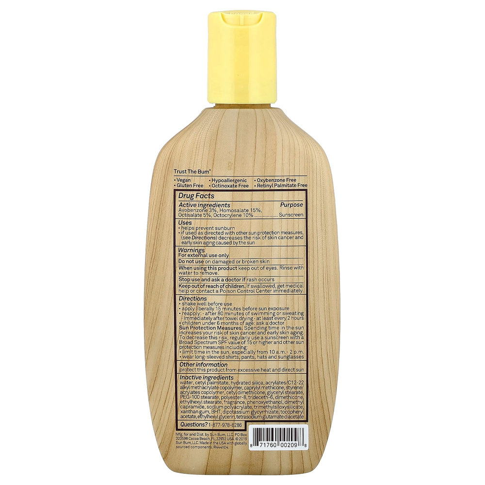 Sun Bum, Увлажняющий солнцезащитный лосьон премиального качества, SPF 70, 237 мл (8 жидк. унц.)