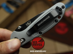 Нож Benchmade 556 Griptilian Mini - серый нейлон, клинок черный RK/Н41