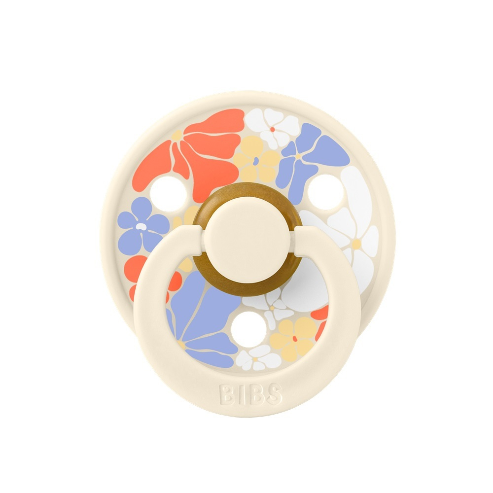 Соска-пустышка BIBS Studio Colour - Flower Child - Ivory