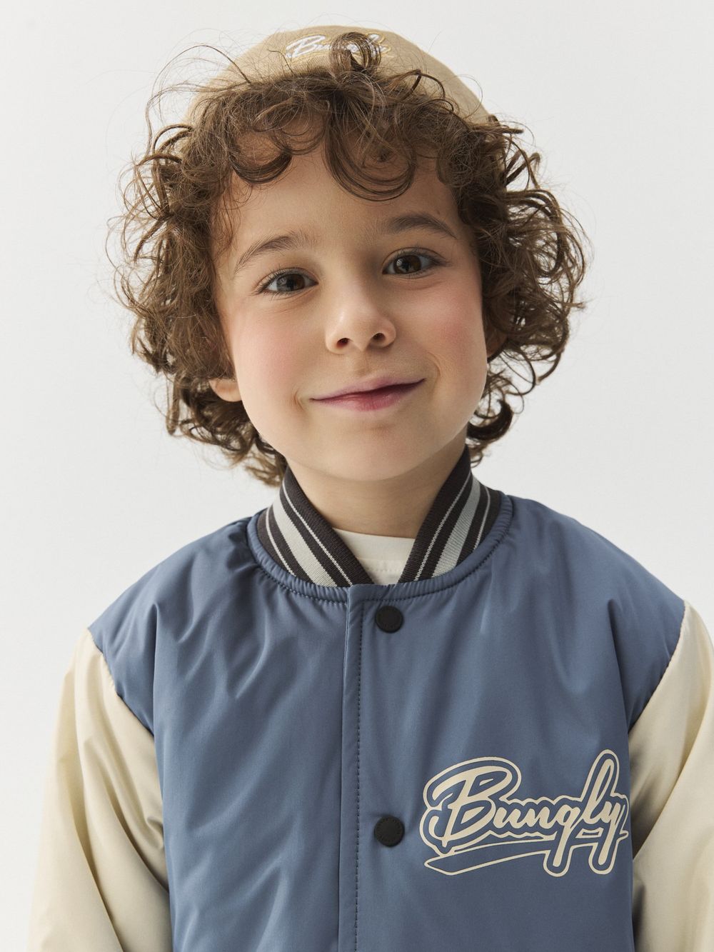 Бомбер с утеплителем "Деним"