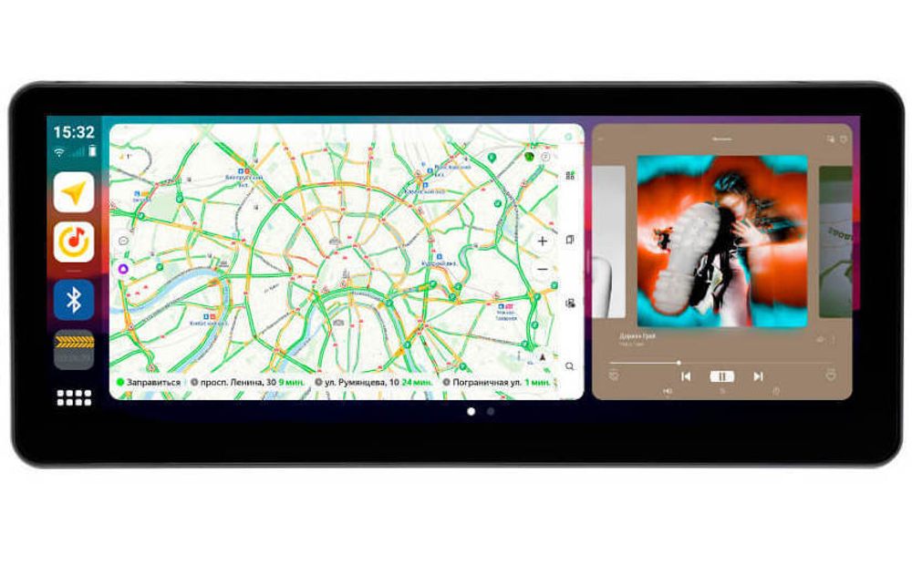 Магнитола для Lexus NX200, NX300, NX300h 2017-2021 - Carmedia LUX-NX17/OL1039Q+360 монитор 10.25", Android 12, 6/128Гб, CarPlay, 4G SIM-слот, 4 камеры в комплекте