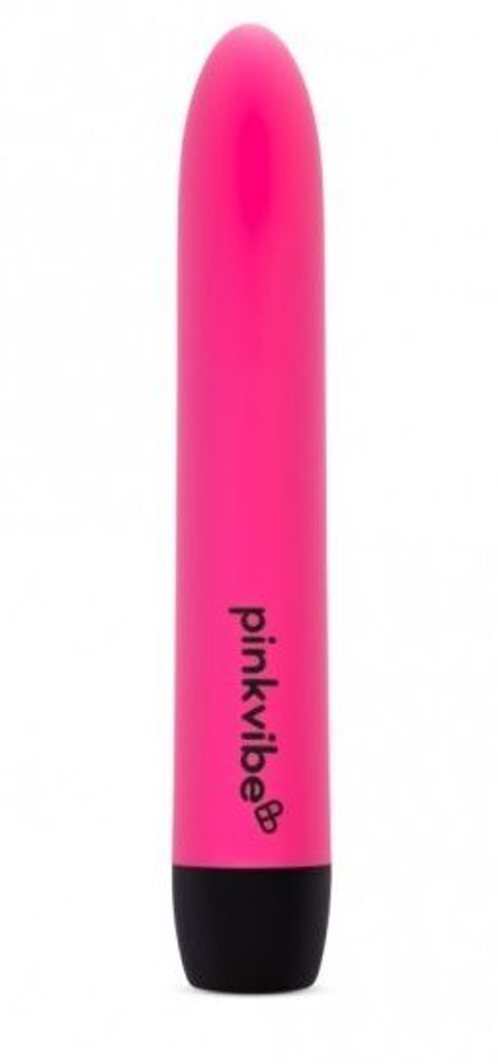 Розовый перезаряаемый вибромассажер классической формы - 18 см. (Цвет: розовый)