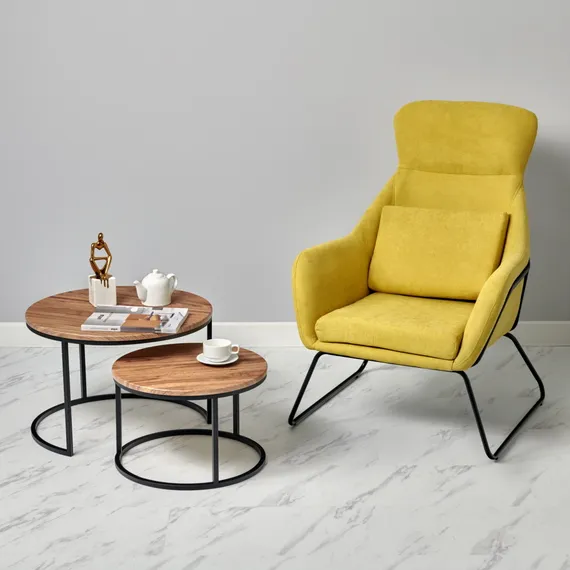 Кресло Arch желтое