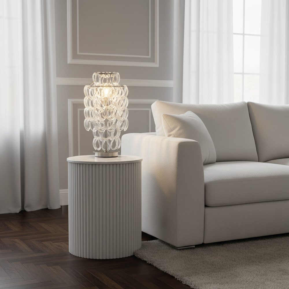 Настольная лампа Bogates Cappio 380 никель