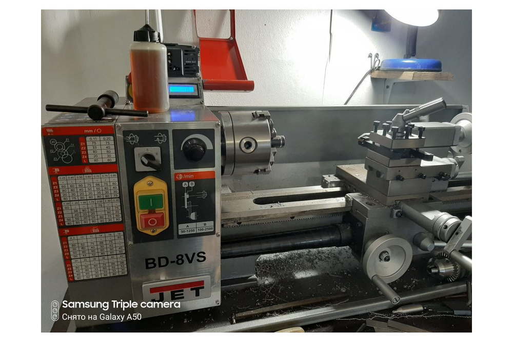 JET BD-8VS Настольный токарный станок по металлу