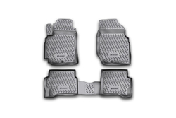 Коврики Standard, в салон NISSAN Almera Classic 2006- , 4 шт. (полиуретан, чёрные) Element.CARNIS00001