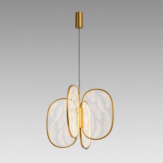 6664/53L L-VISION ODL_EX24 000 Подвесной светильник античн бронза/металл/акрил IP20 LED 54W 3000Лм 3000K PIUMA