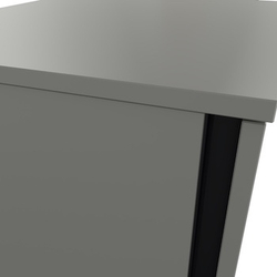 Комод с 5 ящиками Сиэтл, серый