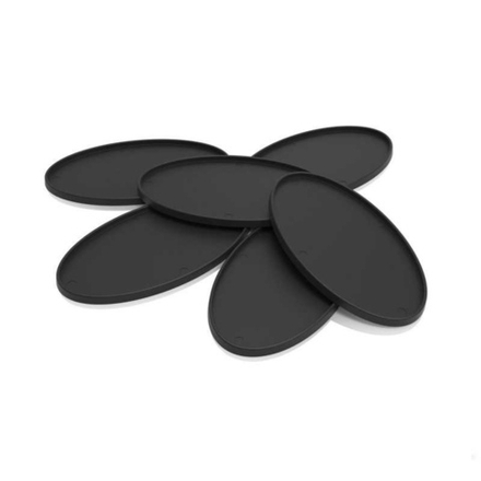 Овальная полая база 75x42 мм — 10 шт.